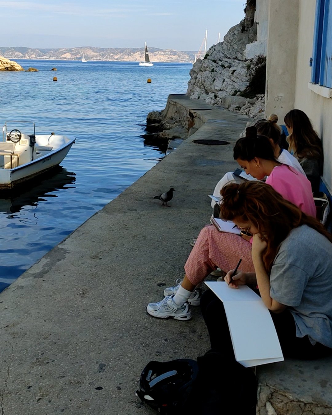 Formation aquarelle plein air, Marseille