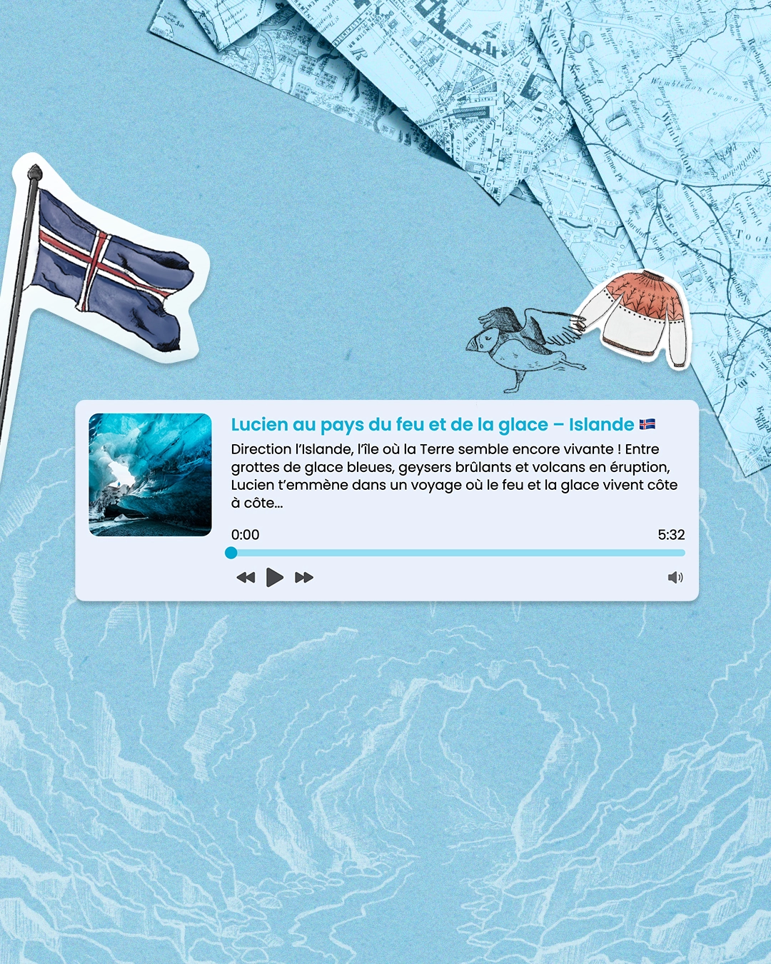 Illustration aquarelle de Pétra en Jordanie – collaboration Lettres d’un Explorateur par Manon Aubin