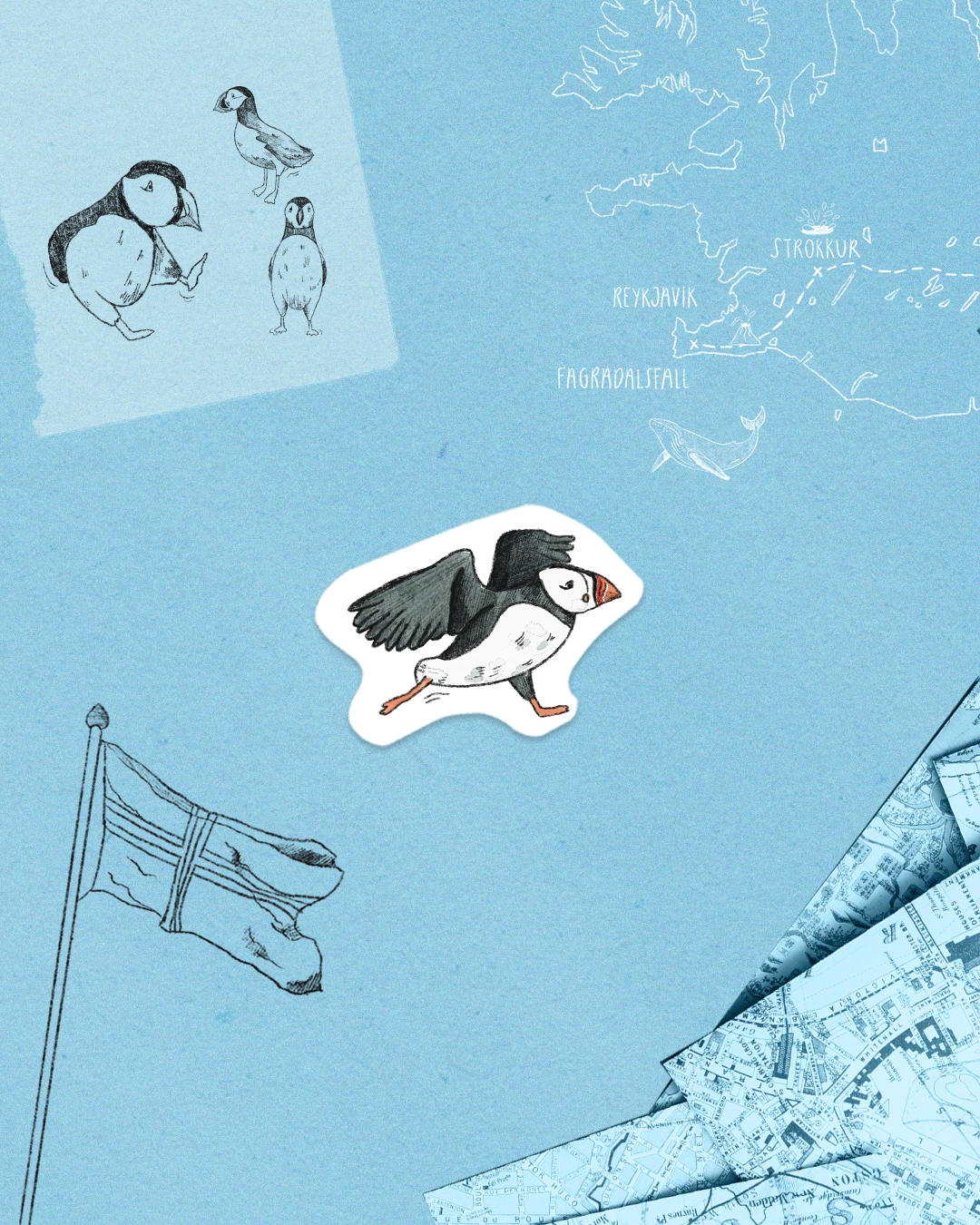 Illustration aquarelle de Pétra en Jordanie – collaboration Lettres d’un Explorateur par Manon Aubin