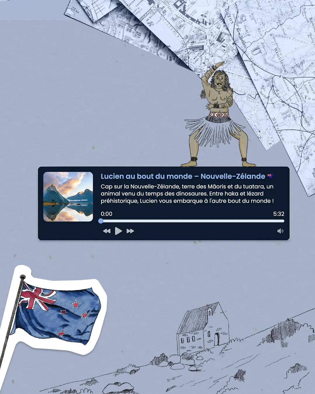 Illustration aquarelle – collaboration Lettres d’un Explorateur par Manon Aubin