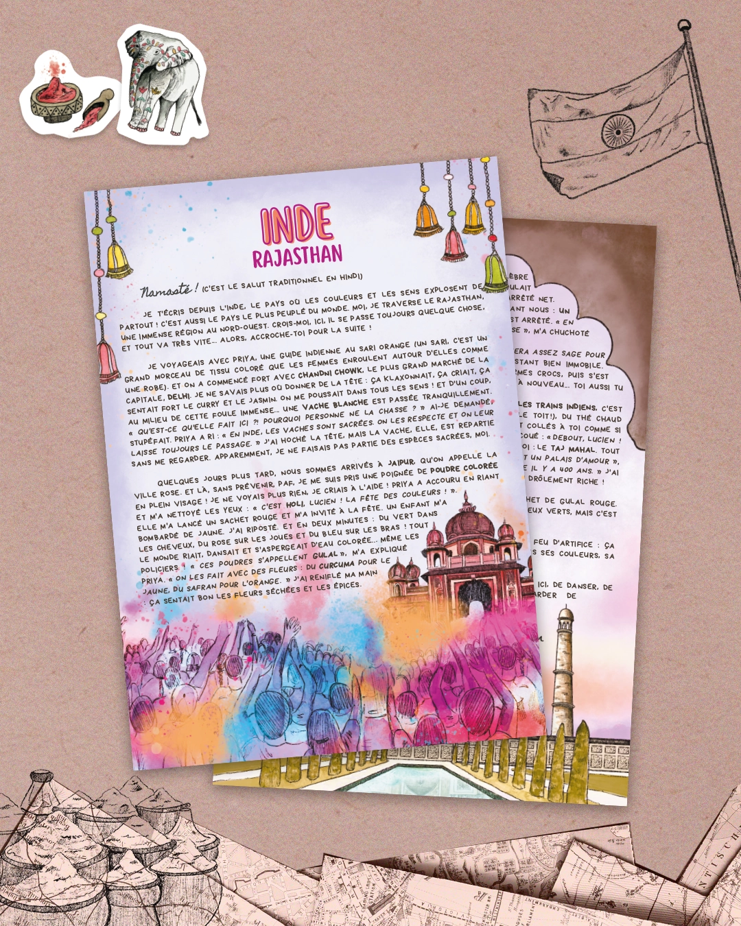 Illustration aquarelle – collaboration Lettres d’un Explorateur par Manon Aubin